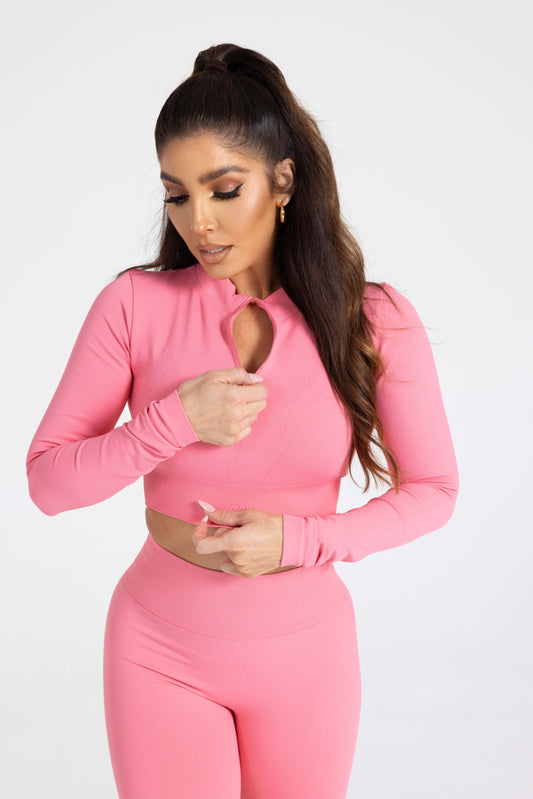 Sculpt Seamless Jacket - Pink
